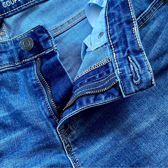 Gap Straight Cuff Crop Coupe 3/4 Droite Mid Rise Jeans Size 6R - Picture 5 of 12